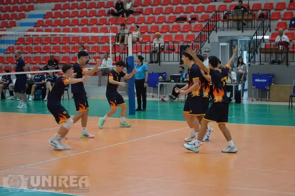 România obține medalii de bronz la Balcaniada Under 17 de volei, cu Andrei Șuteu și Tudor Bălău