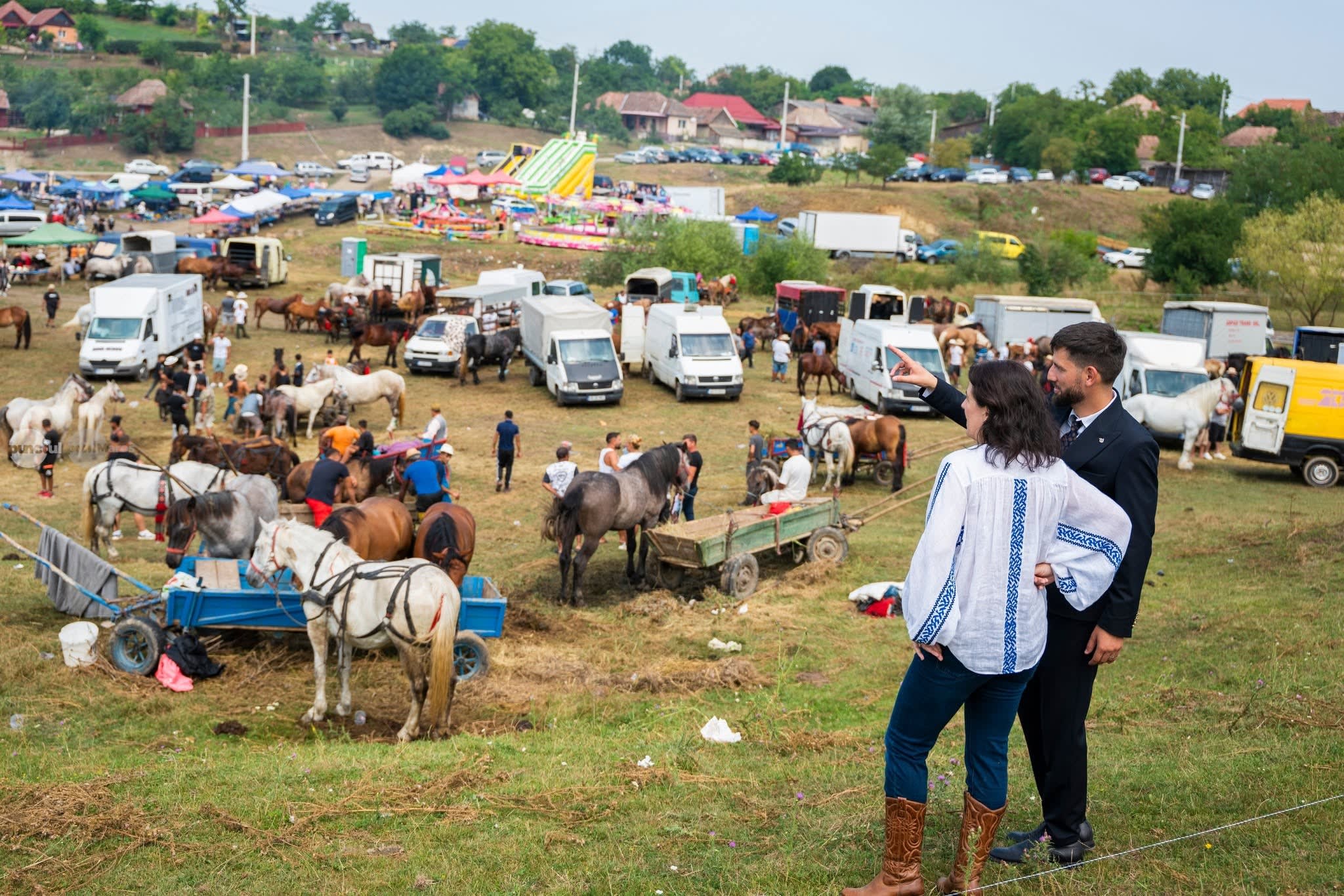 Deputata Dumitrița Gliga participă la expoziție de cai și Bălțată Românească la Cipăieni