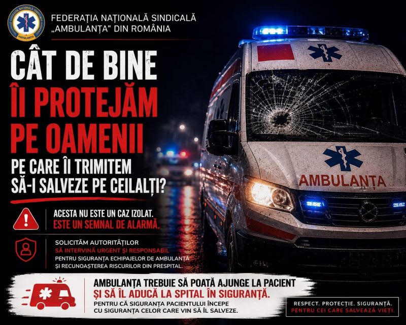 Echipaj de ambulanță în misiune, intervenție în România Echipaj de ambulanță în misiune, intervenție în România