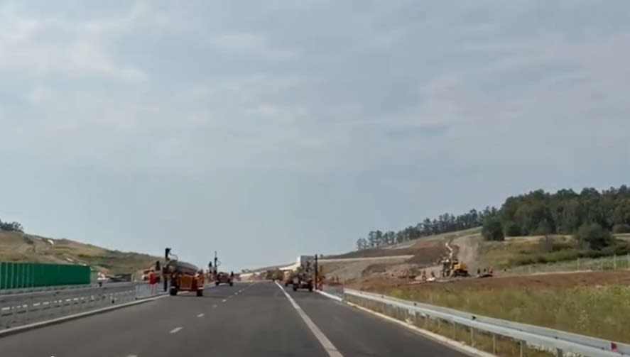 Mâine se va a deschis lotul de autostradă Zimbor – Românași între 12,24 km