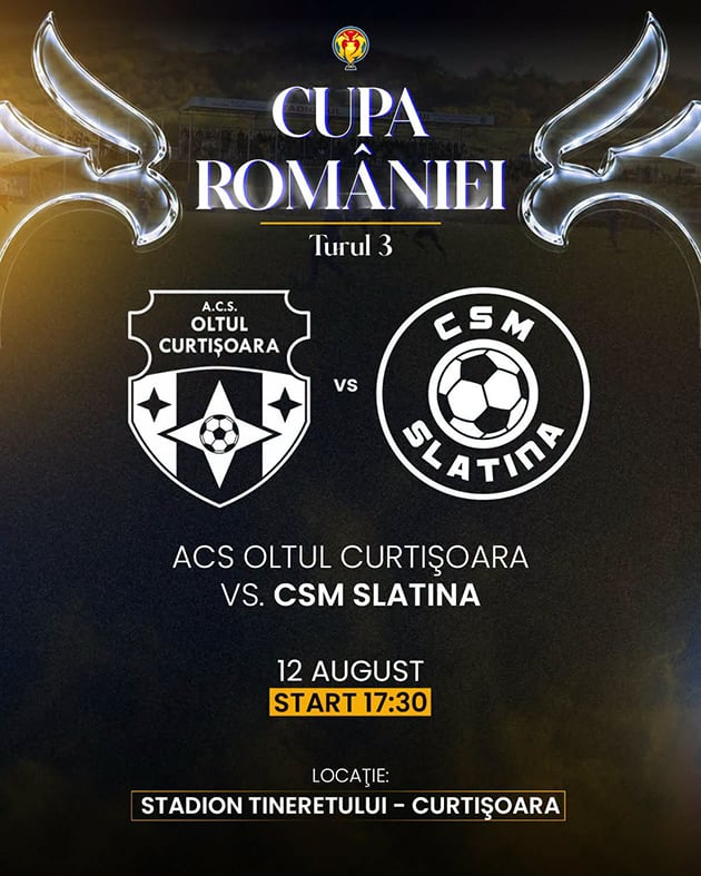 Fotbal CSM Slatina în deplasare la Curtișoara Fotbal CSM Slatina în deplasare la Curtișoara