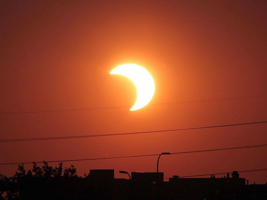 Eclipsă parțială de soare vizibilă din România pe 12 august 2026 Eclipsă parțială de soare vizibilă din România pe 12 august 2026