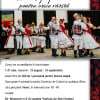 O grupă de participanți dansând dans popular bihorean O grupă de participanți dansând dans popular bihorean
