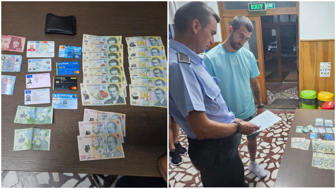 Polițiști locali predând bunuri găsite în Focșani Polițiști locali predând bunuri găsite în Focșani