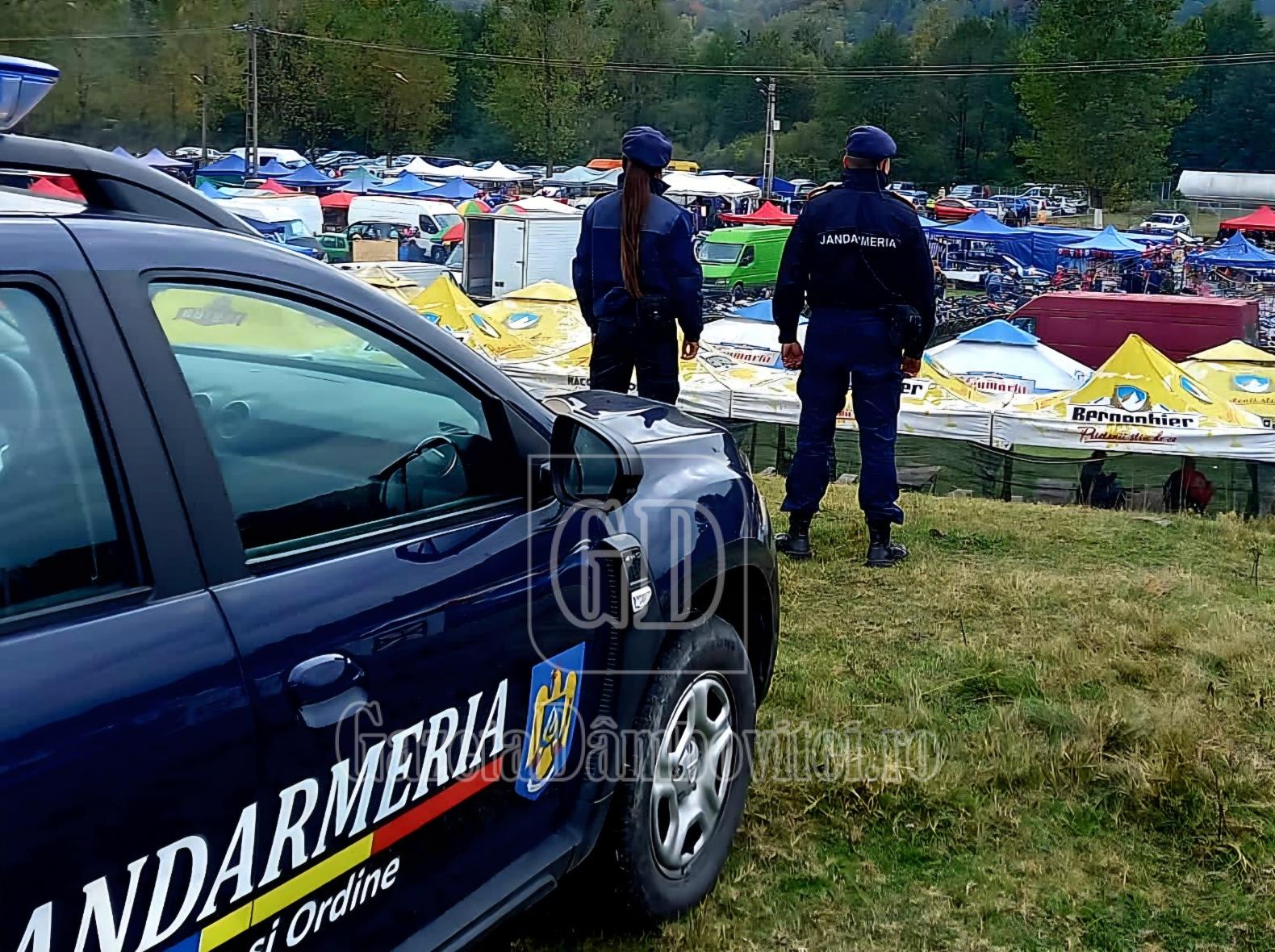Jandarmi în acțiune la evenimente publice în Dâmbovița Jandarmi în acțiune la evenimente publice în Dâmbovița