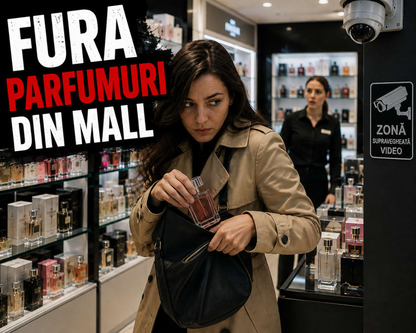 Polițiști din Zalău reținând o femeie suspectată de furt Polițiști din Zalău reținând o femeie suspectată de furt