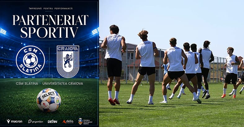 Fotbaliști în acțiune pe terenul de fotbal din România Fotbaliști în acțiune pe terenul de fotbal din România
