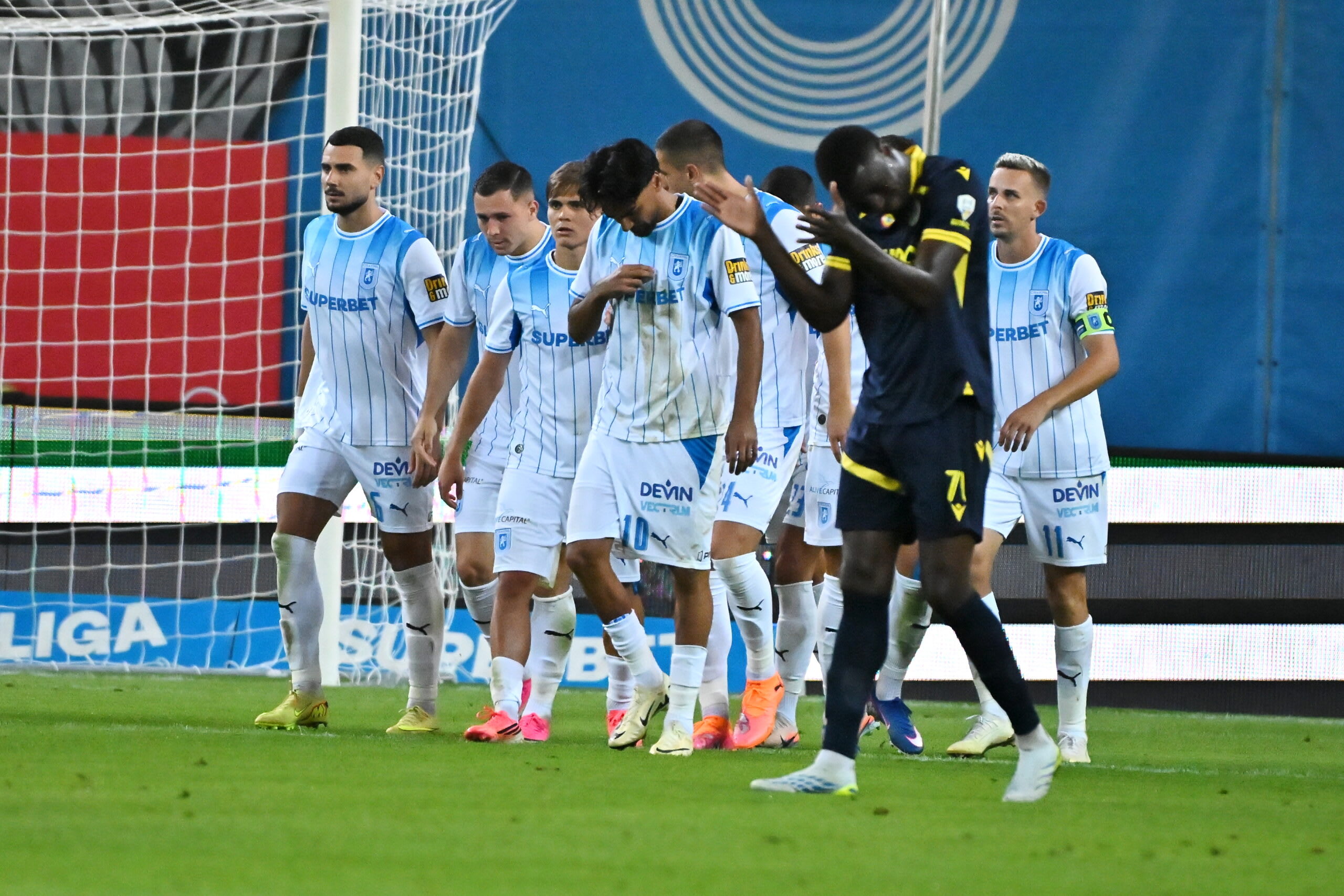 Universitatea Craiova a pierdut acasă în manșa retur cu KuPS, scor 0-1