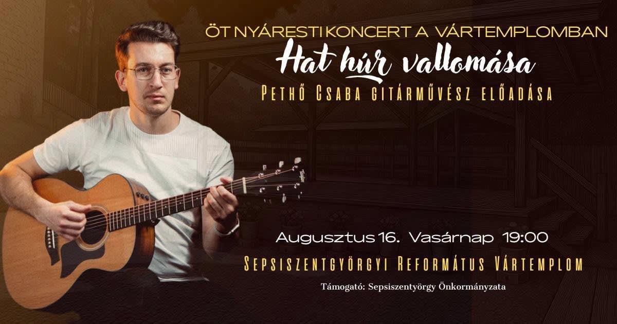 Concert special de vară la Sepsiszentgyörgy pe 16 august