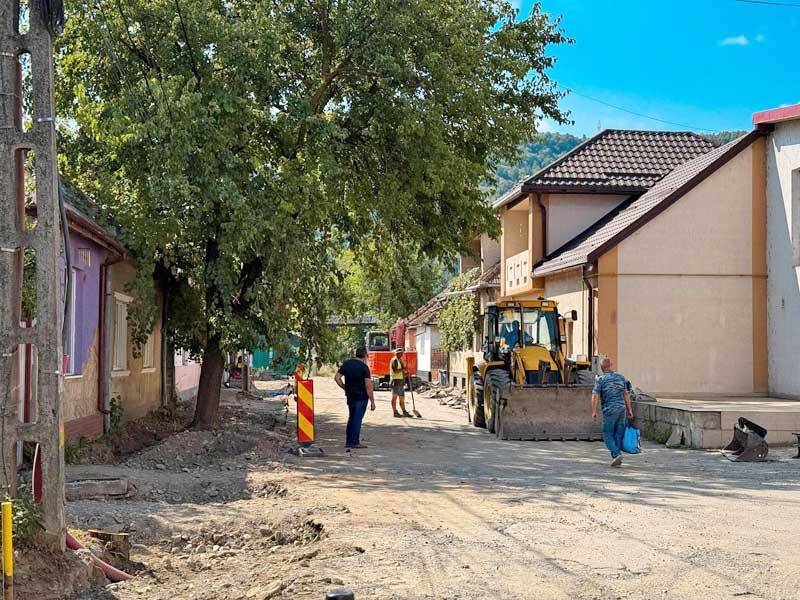 Lucrări de reabilitare pe strada Xenopol din Sighetu Marmației Lucrări de reabilitare pe strada Xenopol din Sighetu Marmației