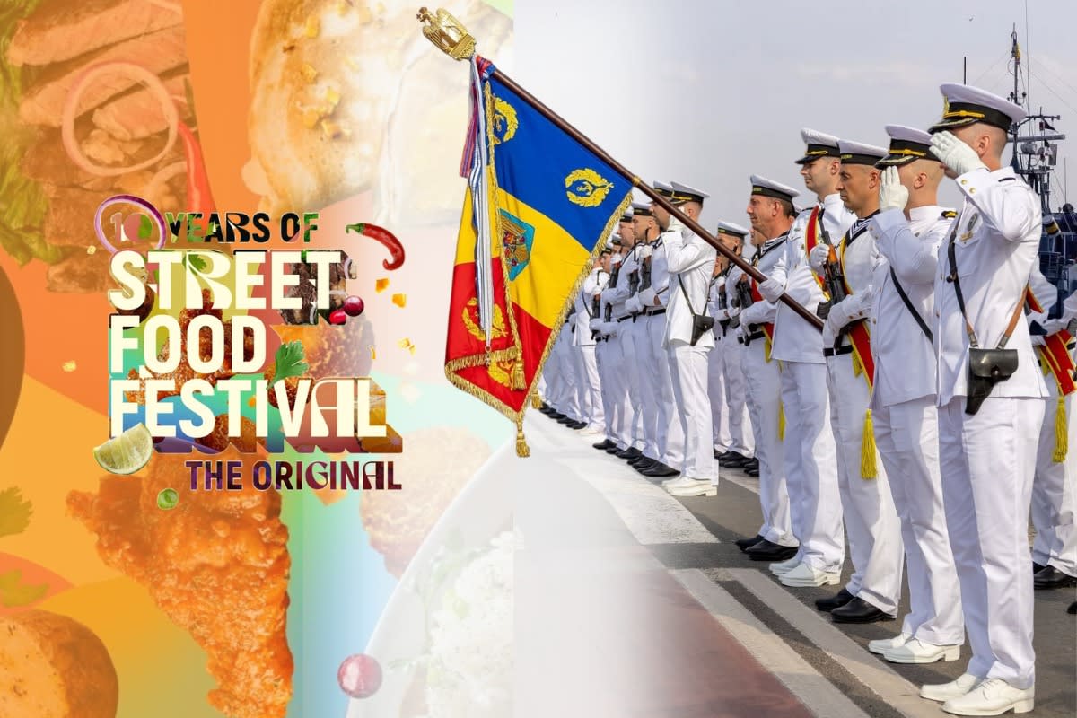Spectacol naval pe Dunăre în Galați, parade și exerciții militare Spectacol naval pe Dunăre în Galați, parade și exerciții militare