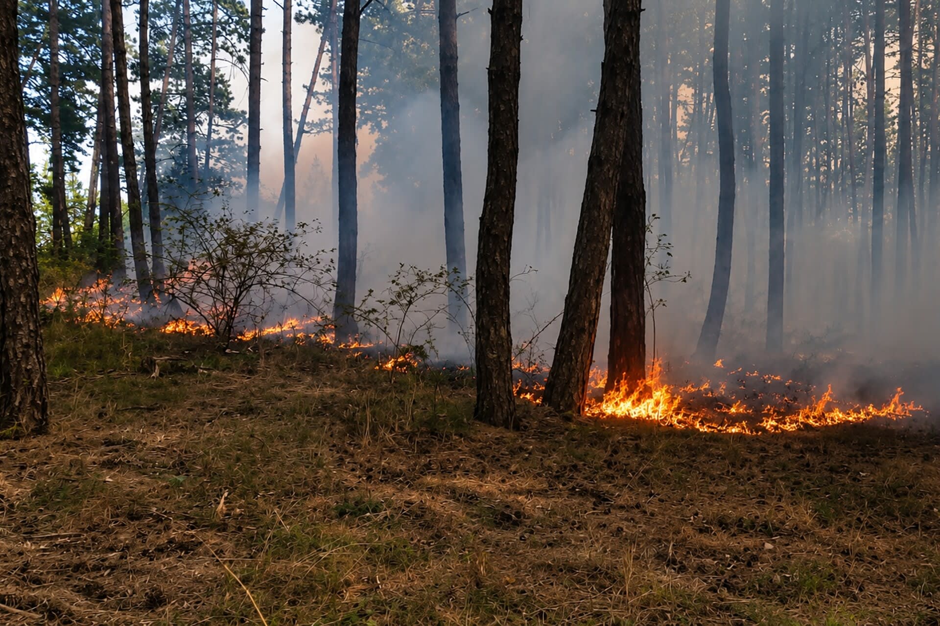 Incendiu pe Perkő și în Székelyszáldobos