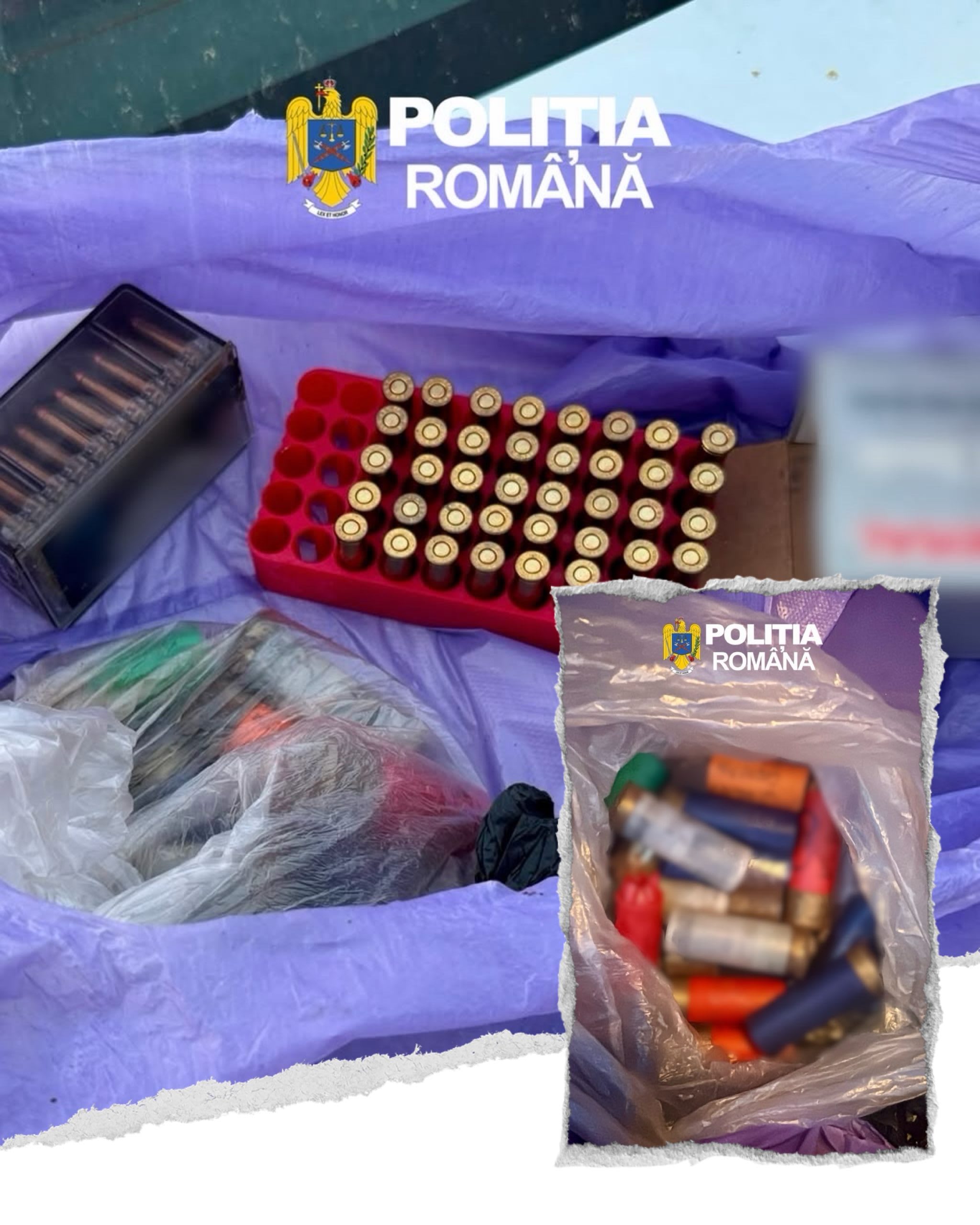 Un bărbat din Dâmbovița a fost cercetat penal pentru deținere ilegală de muniție de vânătoare