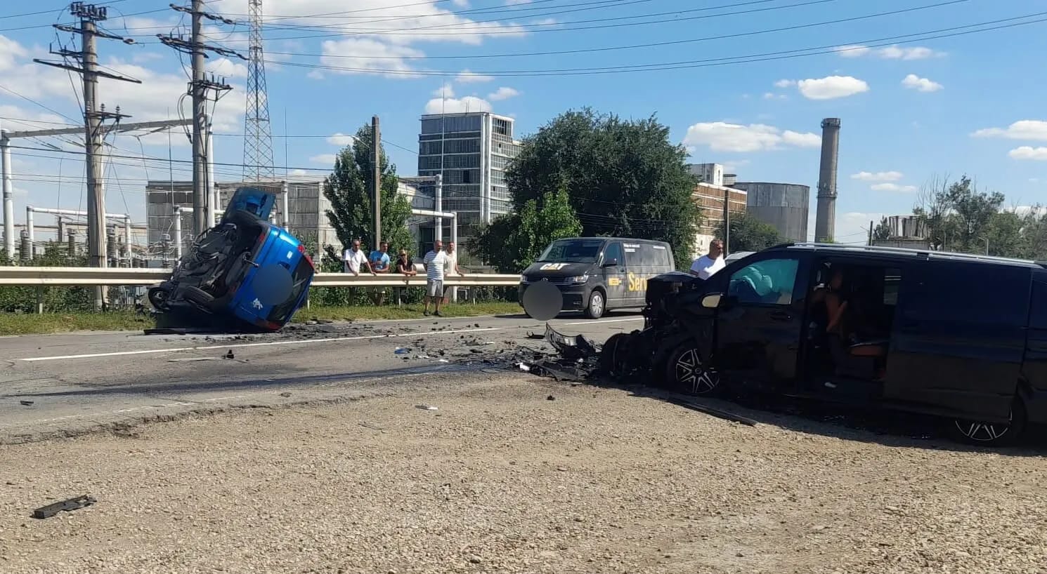 Doi morți și patru răniți, după ce un autoturism a fost lovit în depășire la Ianca