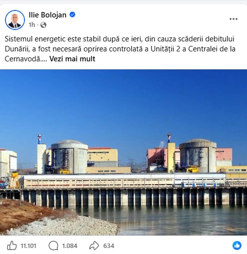 Ilie Bolojan în fața calculatorului, monitorizând sistemul energetic Ilie Bolojan în fața calculatorului, monitorizând sistemul energetic