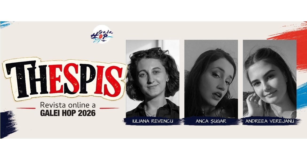 Revista Thespis reflectă Gala HOP 2026 cu tineri critici de teatru