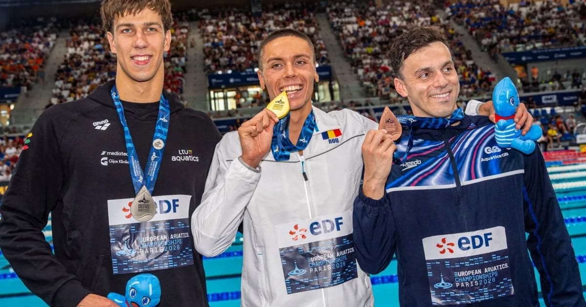 David Popovici la Campionatele Europene de natație