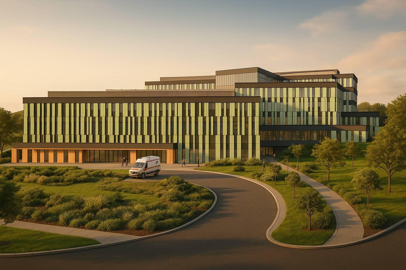 Noul Spital Județean Piatra-Neamț în construcție Noul Spital Județean Piatra-Neamț în construcție