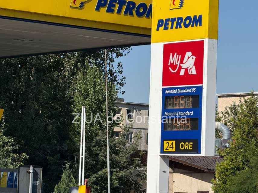 Carneț de benzină și motorină la o stație Petrom din Constanța