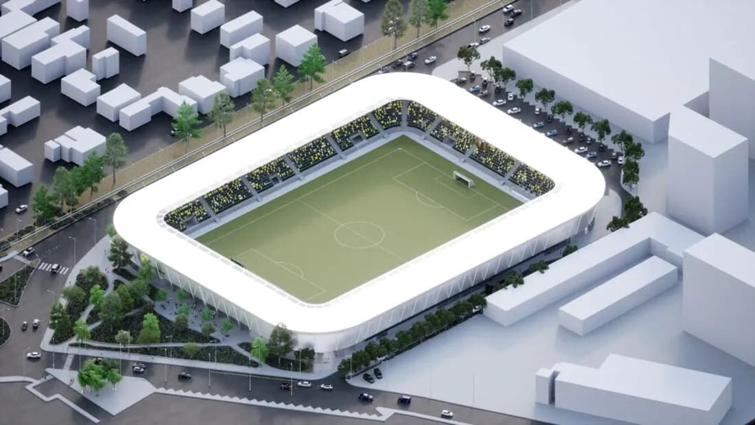 Șantier construcție stadion Brașov, muncitori și utilaje Șantier construcție stadion Brașov, muncitori și utilaje