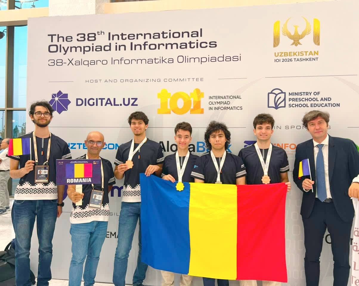 România ocupă locul 2 în clasamentul medaliilor la Olimpiada Internațională de Informatică 2026