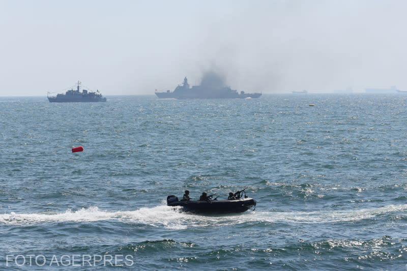 Dronă descoperită în Marea Neagră, lângă plaja Modern, în timpul intervenției echipei EOD