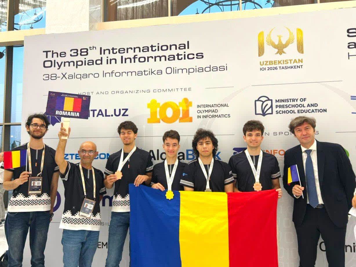Rareş-Andrei Neculau a câştigat aurul la Olimpiada Internaţională de Informatică 2026
