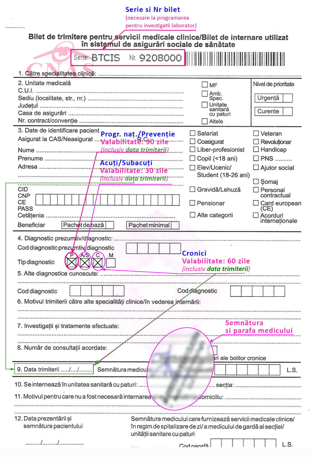 Pacienții asigurați pot beneficia de servicii medicale decontate prin CAS. Ce trebuie să știe înainte de consultație