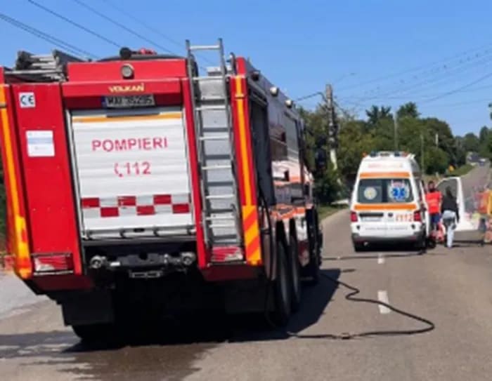 Accident cu șase mașini pe DN11 Bacău – Onești, trei persoane rănite