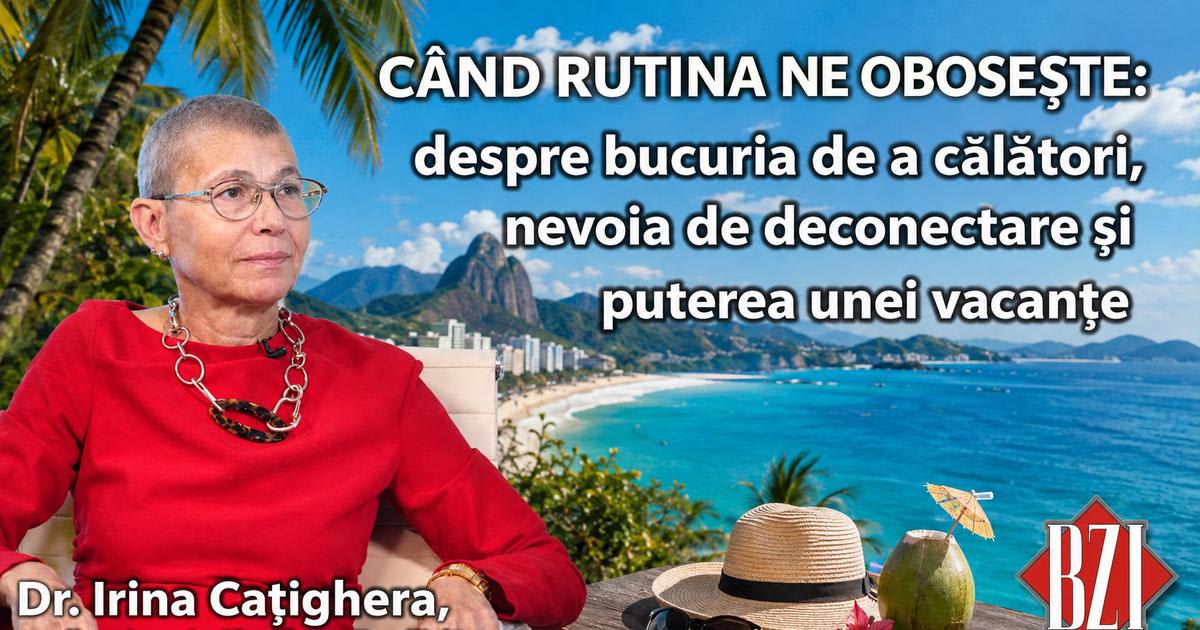 Dr. Irina Cațighera la BZI LIVE discutând despre vacanțe Dr. Irina Cațighera la BZI LIVE discutând despre vacanțe
