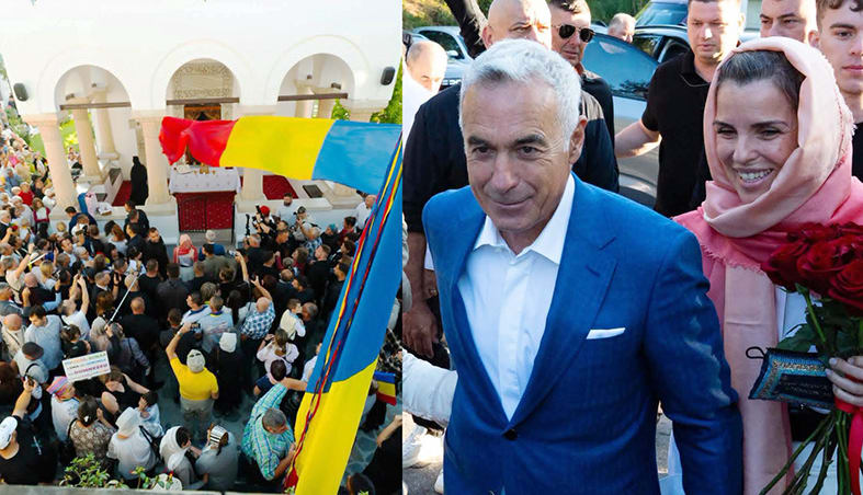 Călin Georgescu participând la slujba de cinstire a Sfinților Martiri Brâncoveni Călin Georgescu participând la slujba de cinstire a Sfinților Martiri Brâncoveni