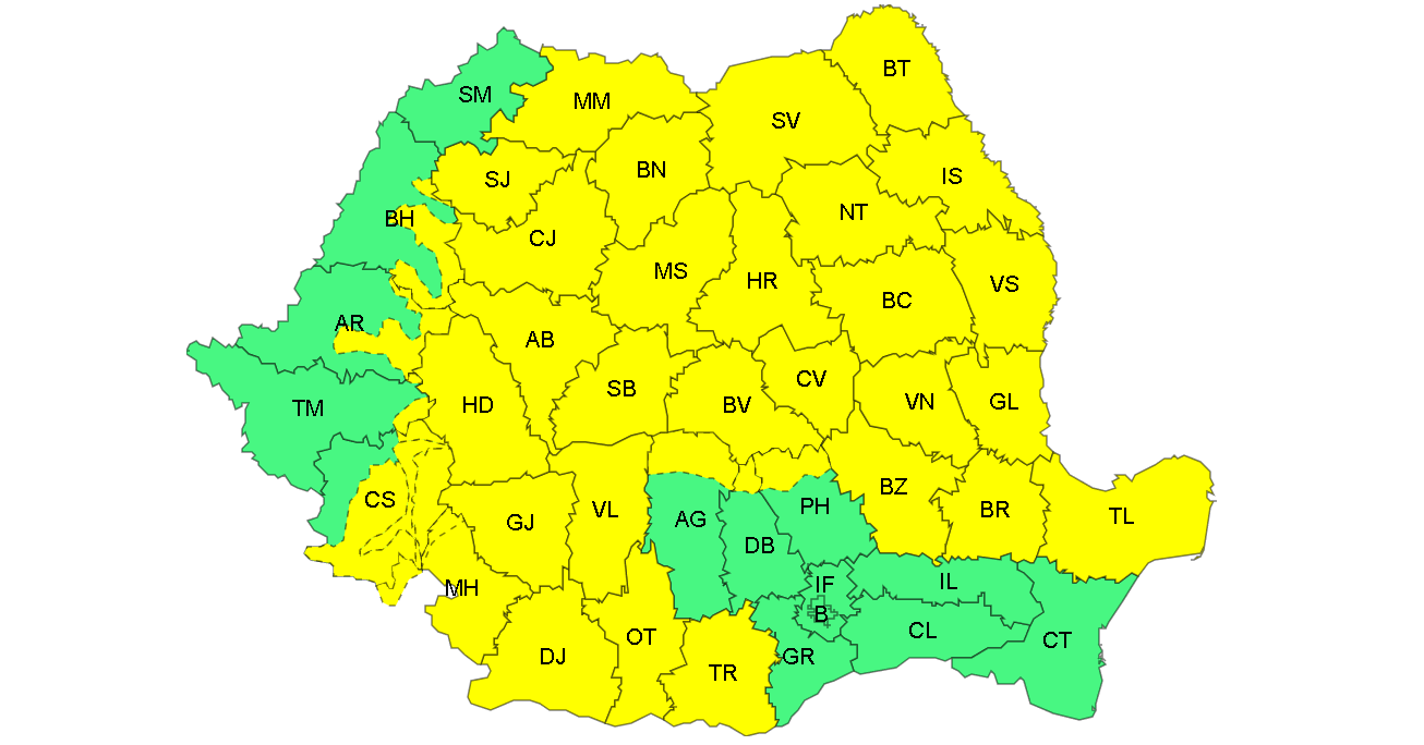 ANM a emis avertizări de caniculă și vijelii puternice în Galați pentru 18 august 2026