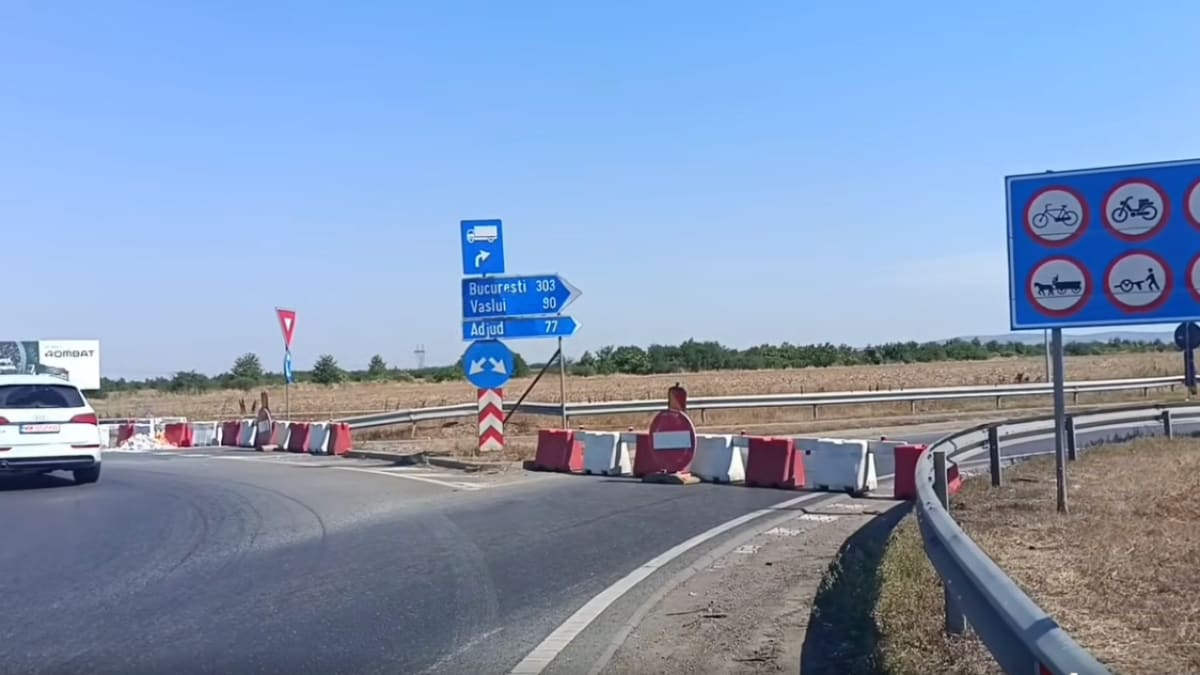 Imagini video cu zona nodului Bacău-Nord în timpul lucrărilor de racordare Imagini video cu zona nodului Bacău-Nord în timpul lucrărilor de racordare
