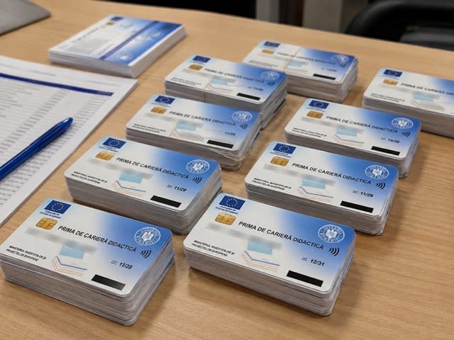 Aproape 109.000 de profesori din învățământul preuniversitar au cardurile alimentate pentru prima de carieră, termenul de activare se apropie