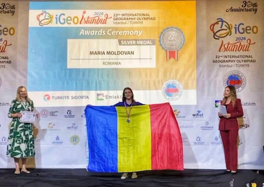 Maria Moldovan de la CNS Zalău a câștigat argint la Olimpiada Internațională de Geografie