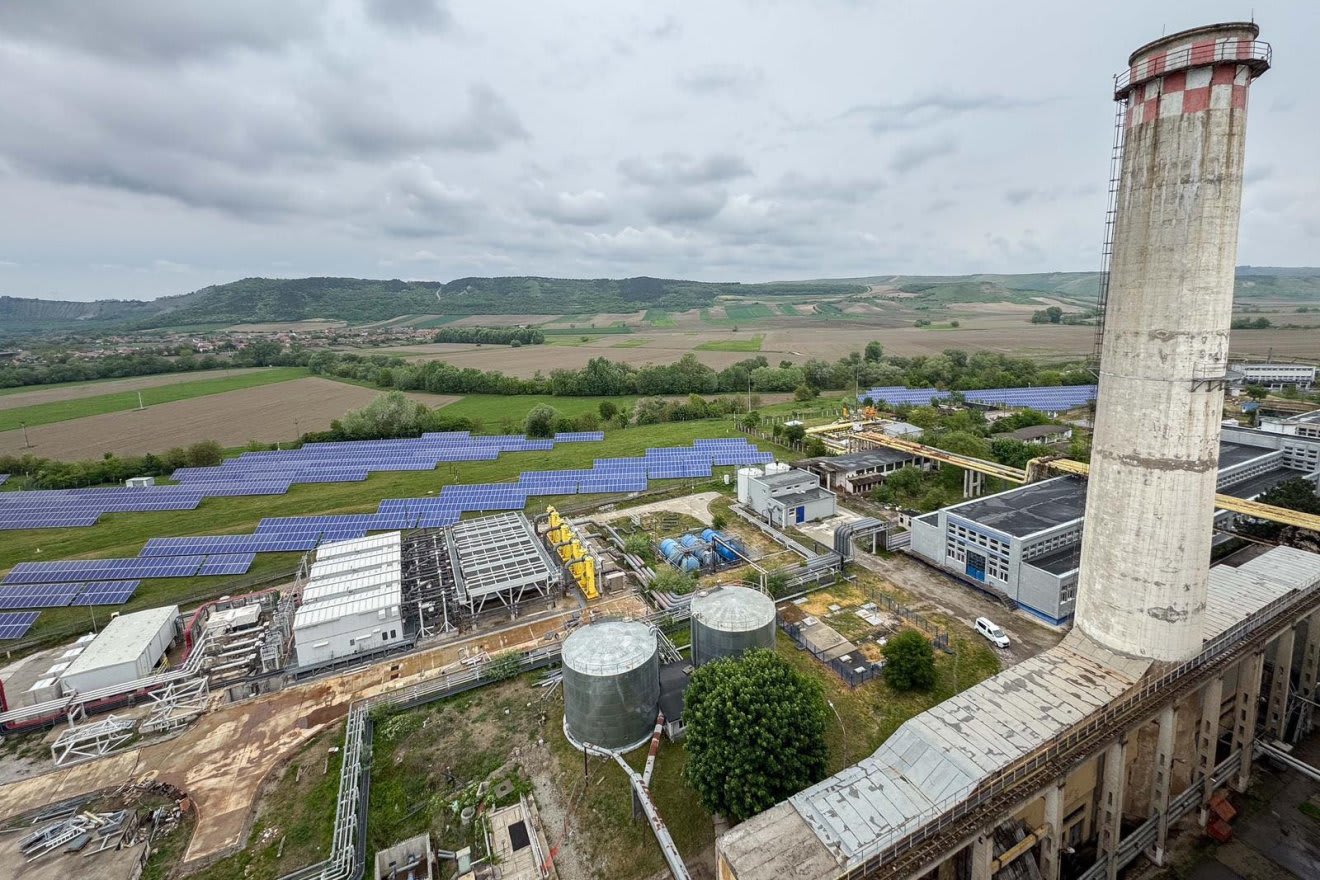 Termocentrală Radnóti în construcție Termocentrală Radnóti în construcție