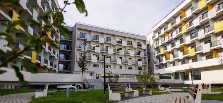 Noul cămin al UVT din Timișoara, modern și spațios Noul cămin al UVT din Timișoara, modern și spațios