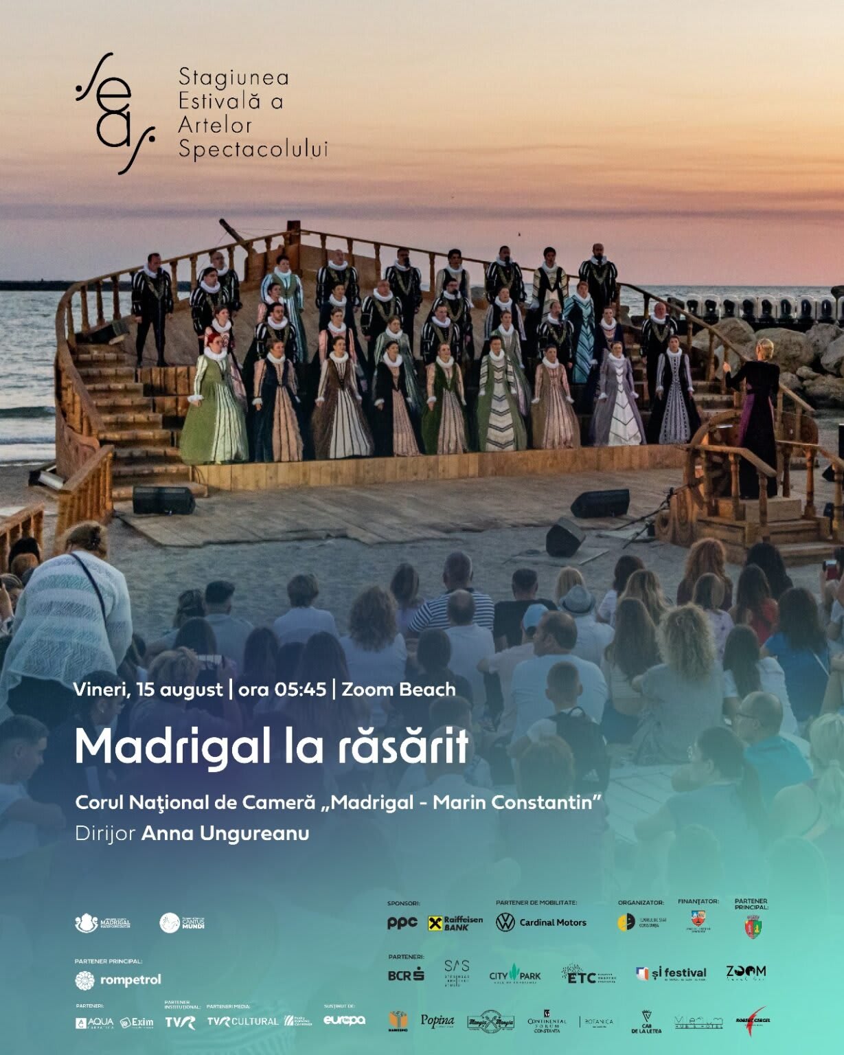 Forta culturii: 15.000 de spectatori la spectacolele Madrigal si Cantus Mundi de la Constanta