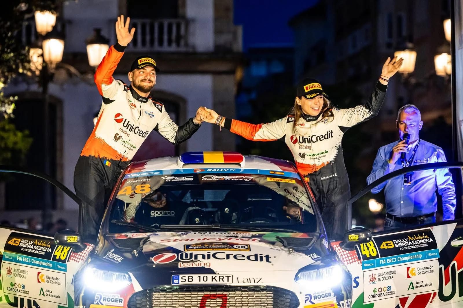 Alexandra Teslovan încheie sezonul în Campionatul European de Raliuri cu locul 7 la Barum Czech Rally