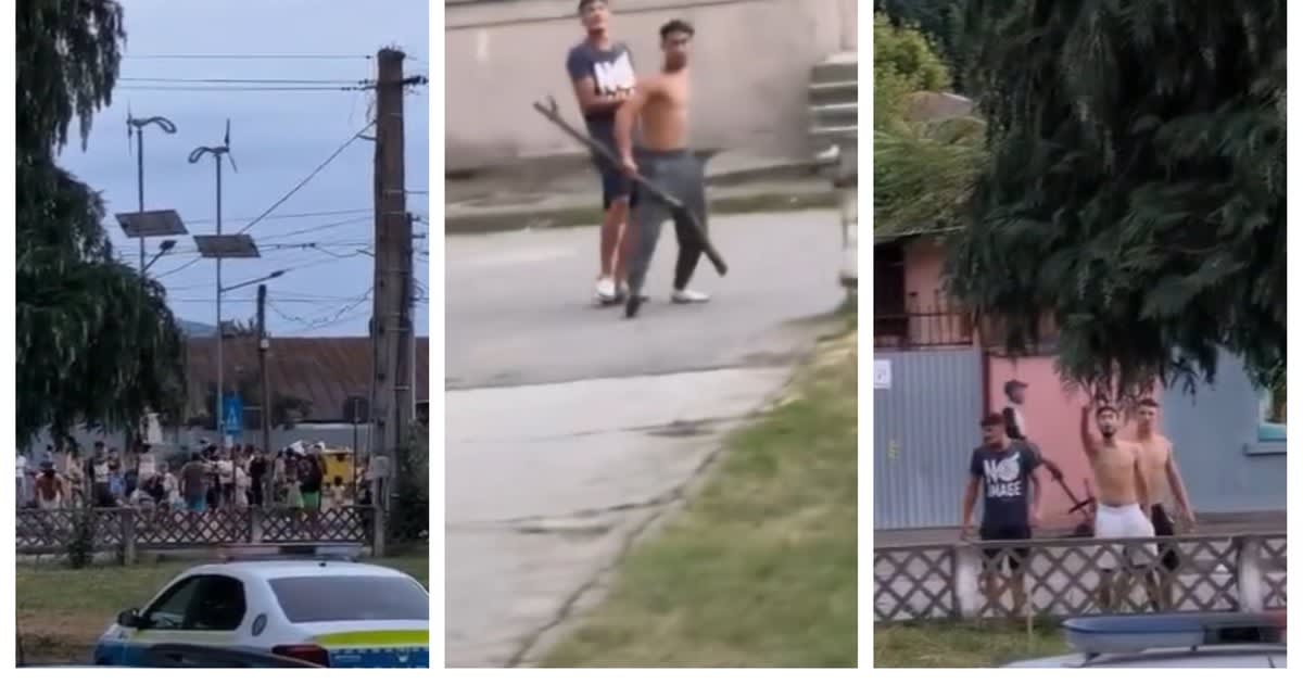 Polițiști în fața sediului din Buhuși, persoane agresive, geam spart Polițiști în fața sediului din Buhuși, persoane agresive, geam spart
