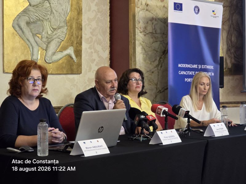 Modernizarea Portului Luminița și refacerea stăvilarului pe Canalul Dunăre-Marea Neagră