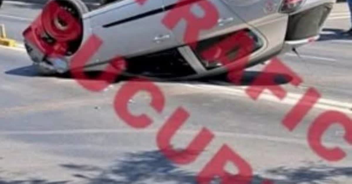 Un cetățean străin s-a răsturnat cu mașina pe un bulevard din București în urma unui accident