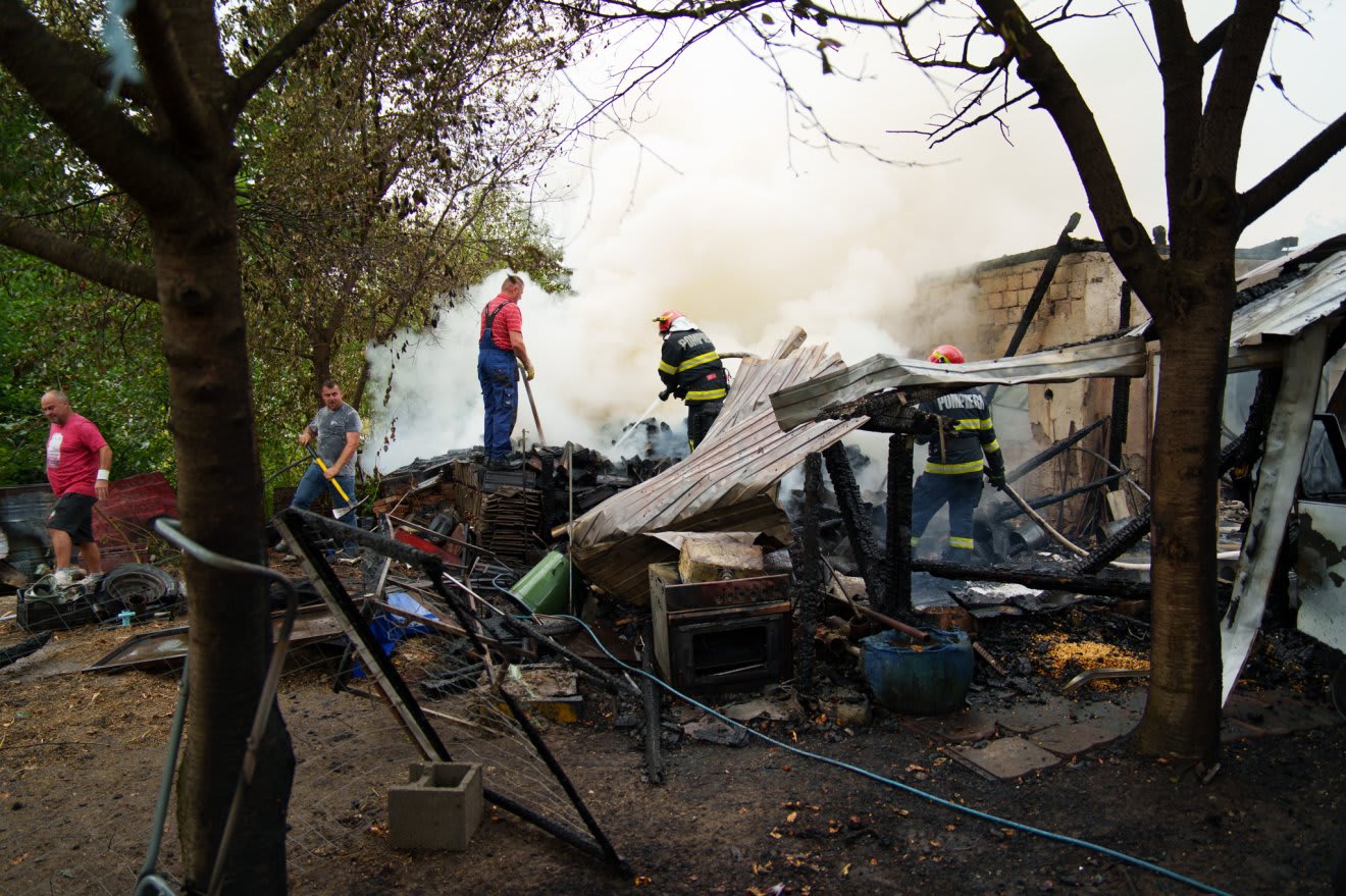 Incendiu într-o anexă din Covasna Incendiu într-o anexă din Covasna