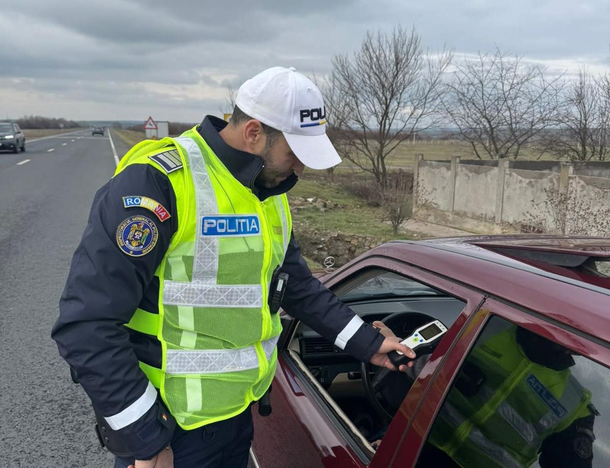 Un bărbat din Lipova, depistat cu alcoolemie de 1,58 mg/l la volan
