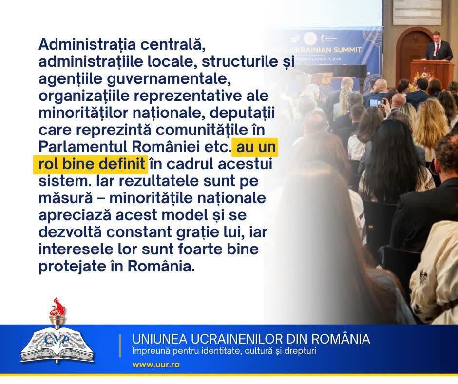 Reprezentanți ai Uniunii Ucrainenilor din România în cadrul unei întâlniri oficiale Reprezentanți ai Uniunii Ucrainenilor din România în cadrul unei întâlniri oficiale