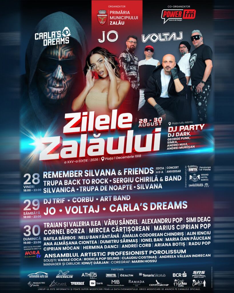Spectacol muzical în Zalău în timpul Zilelor Municipiului Spectacol muzical în Zalău în timpul Zilelor Municipiului