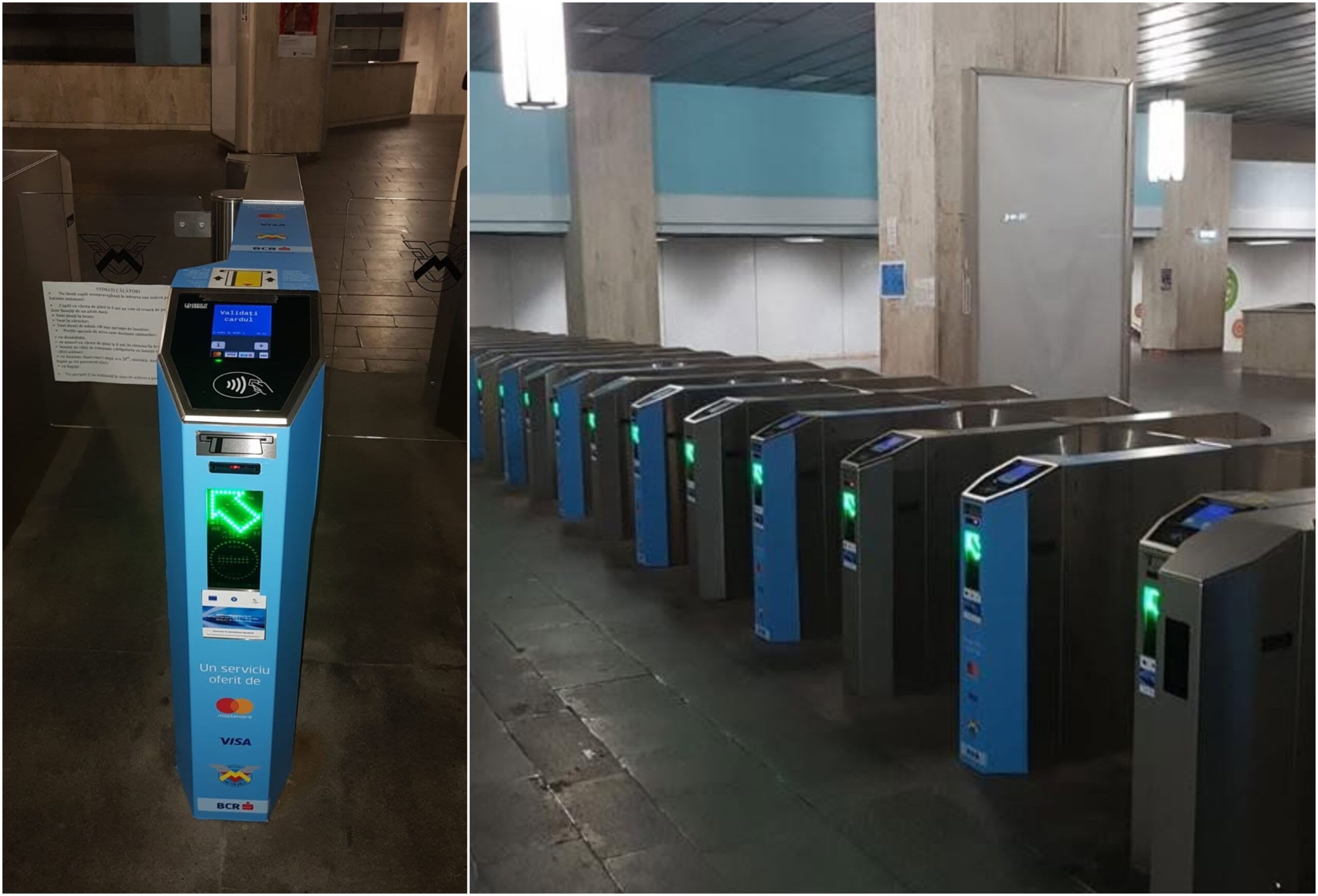 Sistem de control acces la metrou în București Sistem de control acces la metrou în București