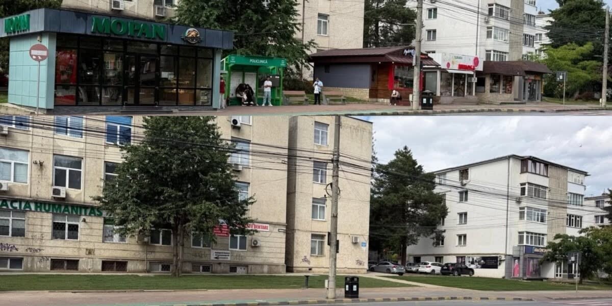 Primarul Vasile Rîmbu la stația de la Policlinică Primarul Vasile Rîmbu la stația de la Policlinică