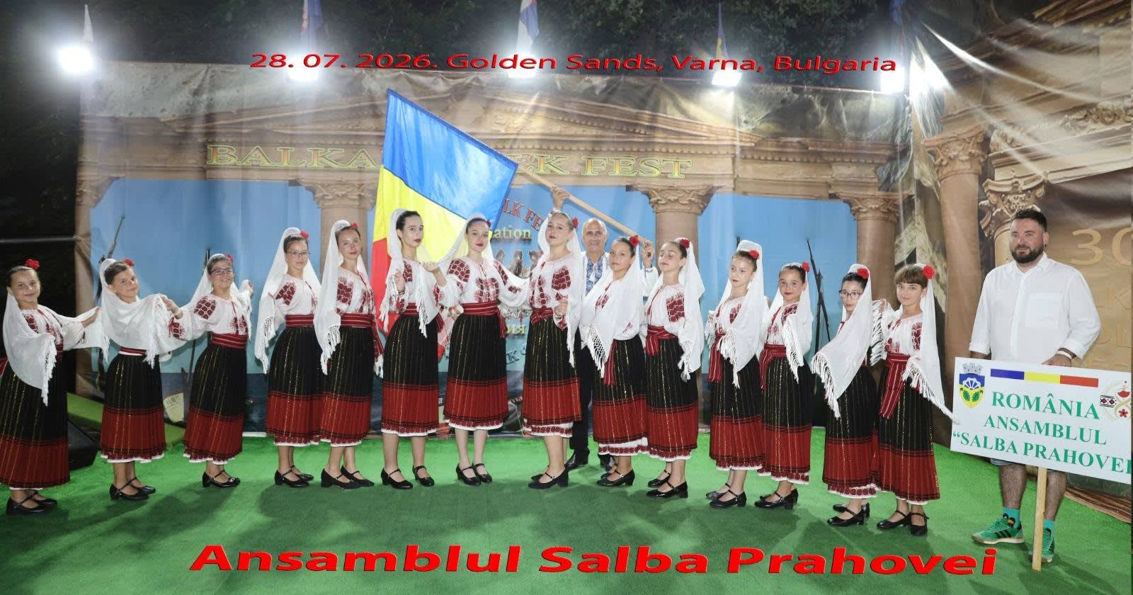 Ansamblul Salba Prahovei a reprezentat Plopeni la Balkan Folk Fest din Bulgaria