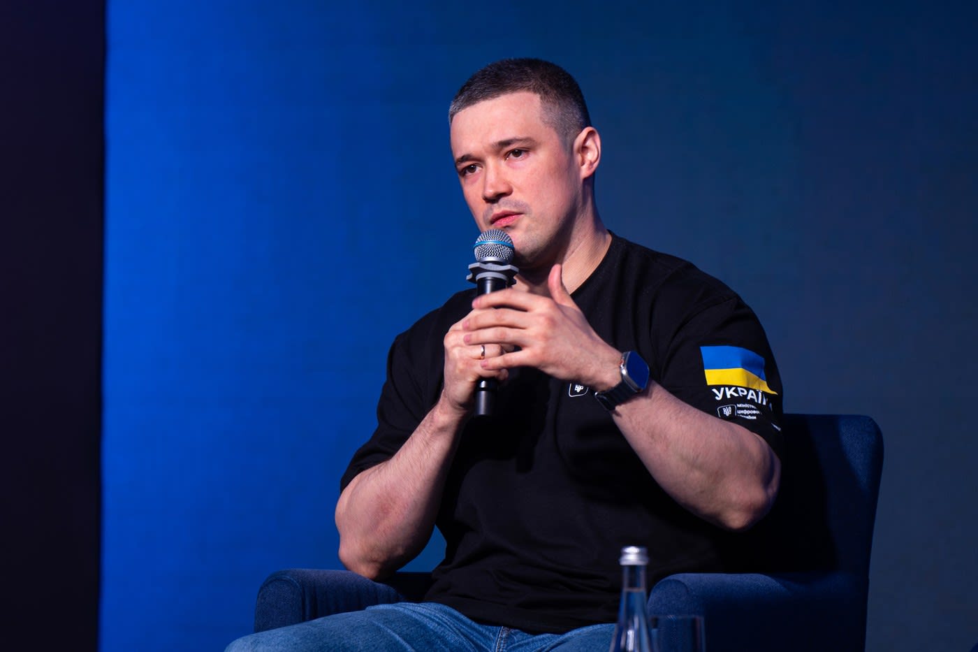 Mihailo Fedorov în discurs video, Ucraina, politică Mihailo Fedorov în discurs video, Ucraina, politică